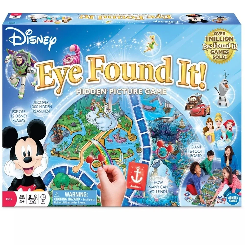 Disney Eye found it hidden pictures game new in sealed box